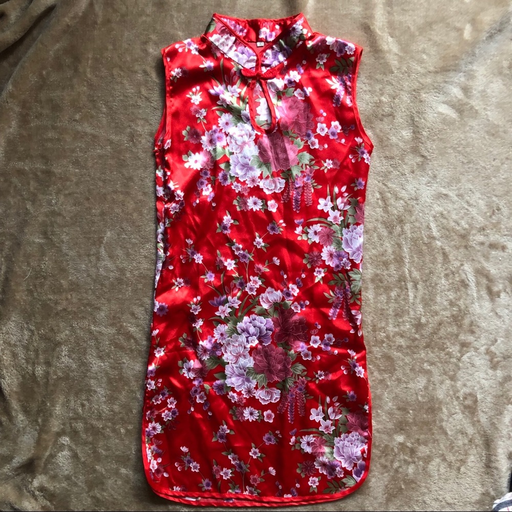 Chinese silky dress